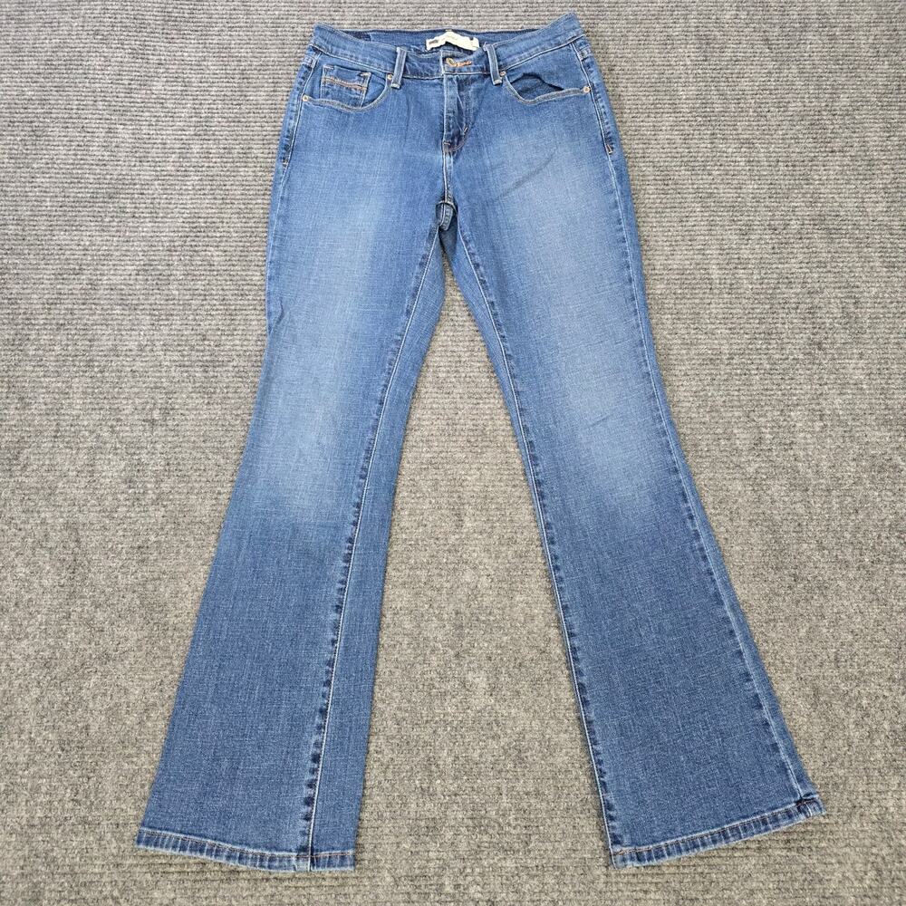 Levi's 515 Jeans Womens 27x32 Blue Bootcut Mid Rise Stretch Size 4